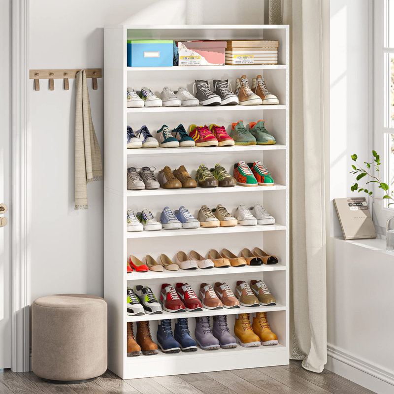 Latitude Run® Teneya 35 Pair Shoe Storage Cabinet & Reviews | Wayfair